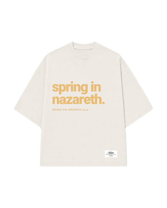 CAMISETA SPRING IN NAZARETH OFF WHITE