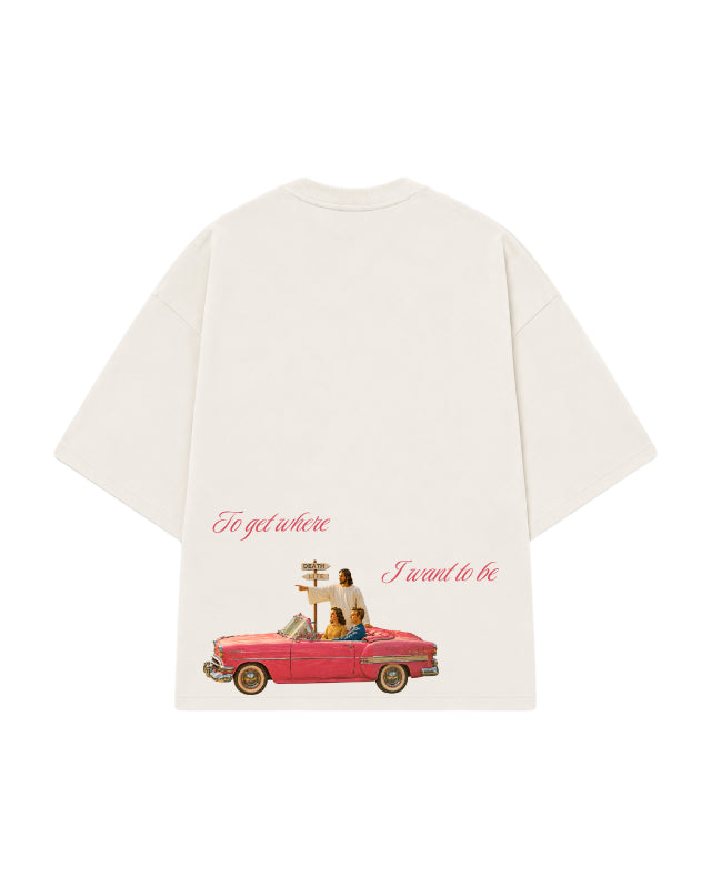CAMISETA I ONLY NEED JESUS OFF WHITE
