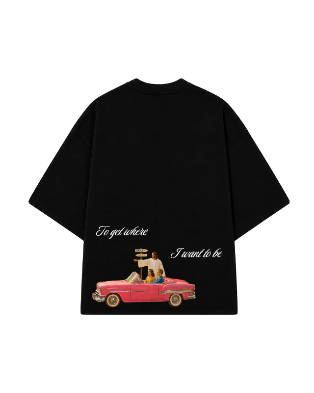 CAMISETA I ONLY NEED JESUS PRETA