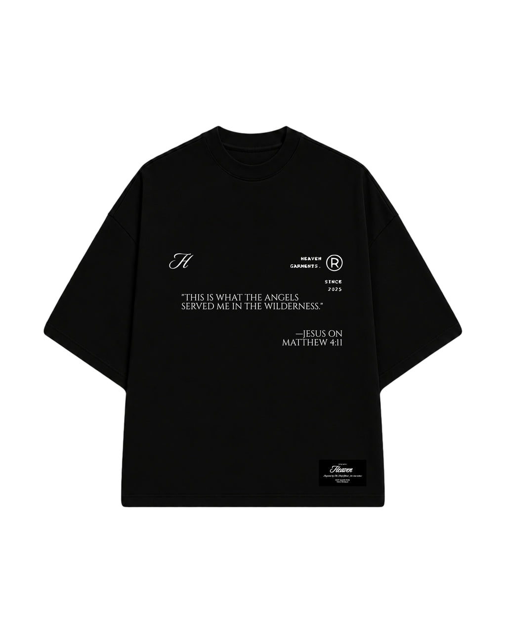 CAMISETA THE LAST SUPPER PRETA