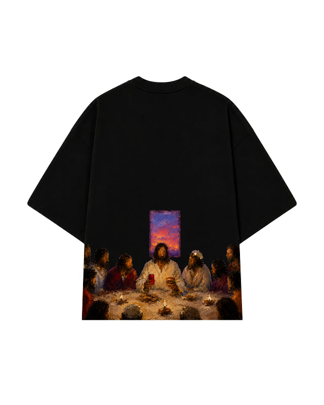 CAMISETA THE LAST SUPPER PRETA