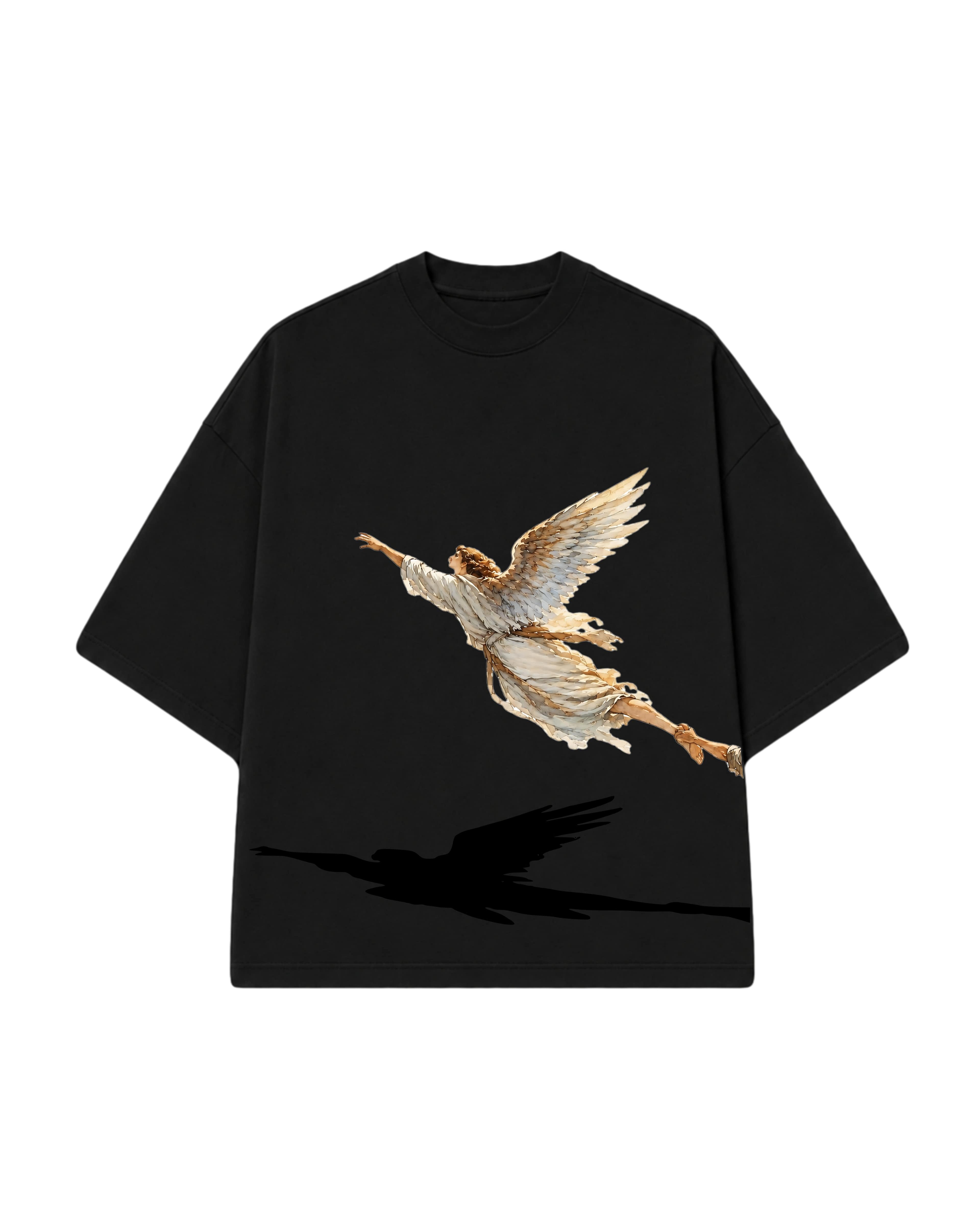 CAMISETA HEAVEN ANGELS GRANDE PRETA