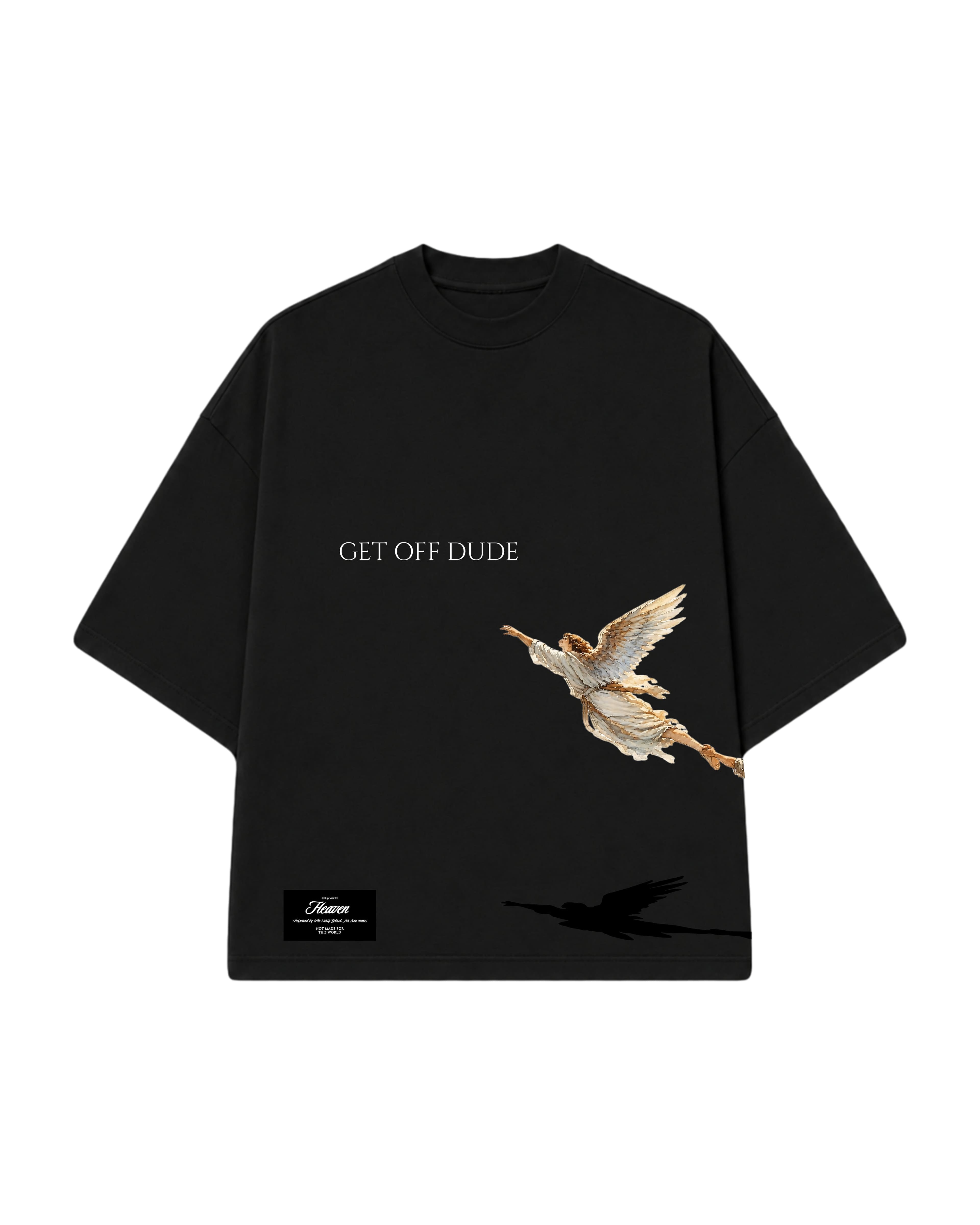 CAMISETA HEAVEN ANGELS PRETA